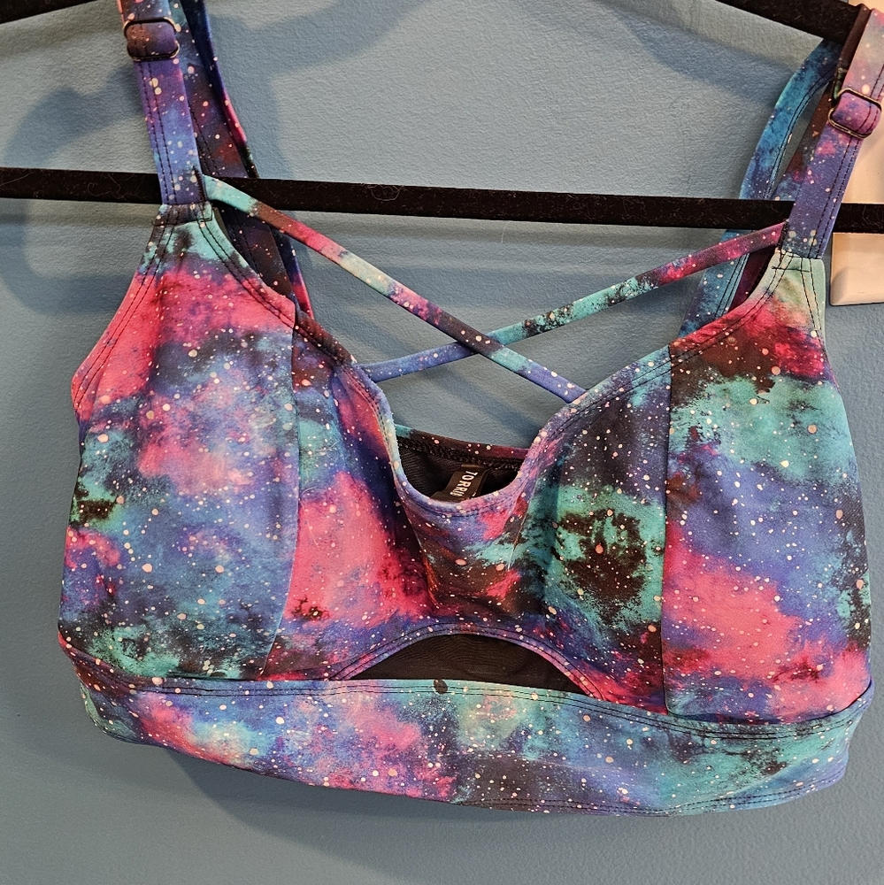 Torrid 0 Galaxy swim top